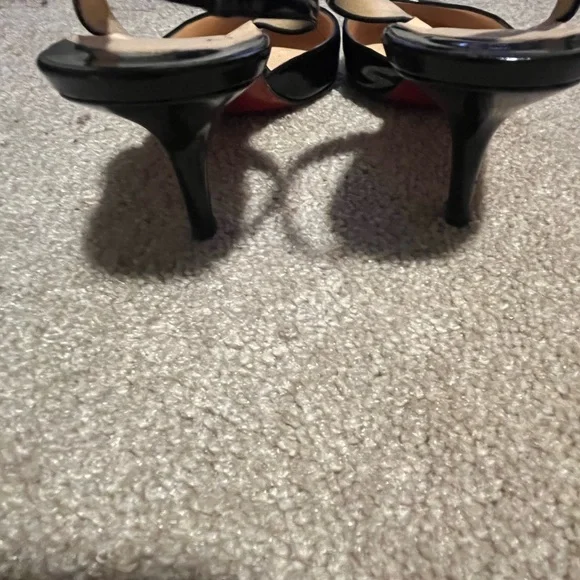 Christian Louboutin Black Patent Leather Heels - Picture 16 of 16